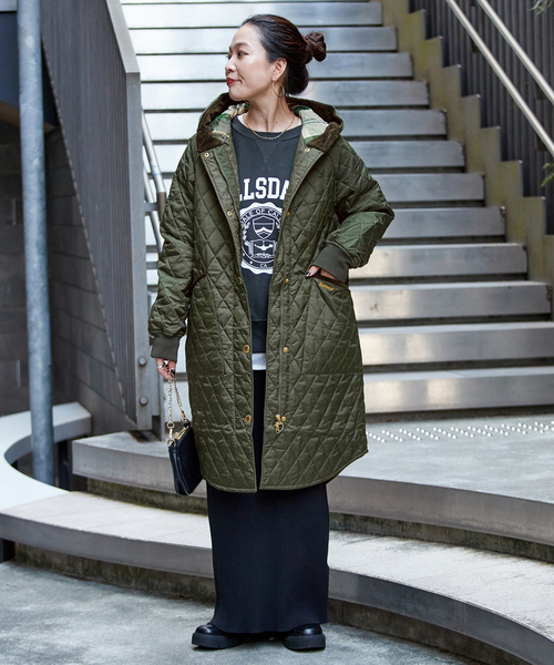 Barbour(バブアー)の「【WEB+一部店舗限定】Barbour/バブアー hilary quilted jacket(その他アウター・レディース・カーキ/ブラック・MEDIUM/LARGE)」の20枚目の写真
