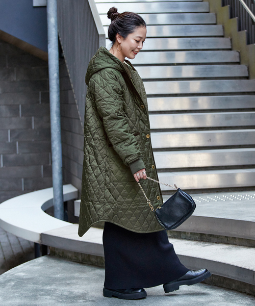 Barbour(バブアー)の「【WEB+一部店舗限定】Barbour/バブアー hilary quilted jacket(その他アウター・レディース・カーキ/ブラック・MEDIUM/LARGE)」の22枚目の写真