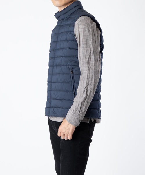 HERNO（ヘルノ）の「HERNO NUAGE DOWN VEST ヘルノ ニュアージュ ダウンベスト（ダウンベスト・メンズ・ブルー系1・48）」の3枚目の写真