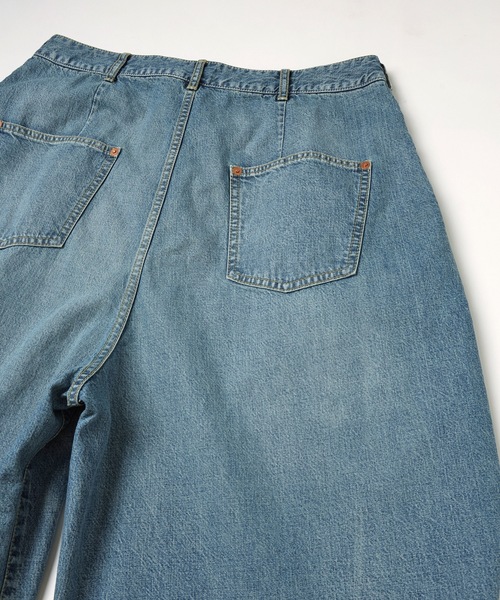 Dulcamara（ドゥルカマラ）の「デニムシンプル2タックワ イドPT（デニムパンツ・メンズ・インディゴブルー/ブラック・0/1/2）」の12枚目の写真