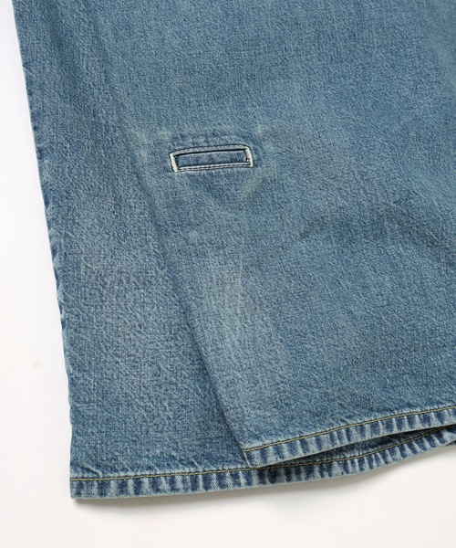 Dulcamara（ドゥルカマラ）の「デニムシンプル2タックワ イドPT（デニムパンツ・メンズ・インディゴブルー/ブラック・0/1/2）」の14枚目の写真