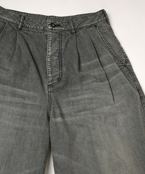 Dulcamara（ドゥルカマラ）の「デニムシンプル2タックワ イドPT（デニムパンツ・メンズ・インディゴブルー/ブラック・0/1/2）」の15枚目の写真