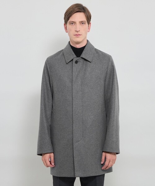 MACKINTOSH LONDON（マッキントッシュ ロンドン）の「【WEB・一部店舗限定】【DUNFORD】ウールメルトンステンカラーコート（ステンカラーコート・メンズ・チャコールグレー/ネイビー/グリーン系その他5・40/38/42）」の7枚目の写真