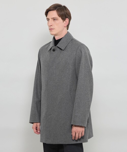MACKINTOSH LONDON（マッキントッシュ ロンドン）の「【WEB・一部店舗限定】【DUNFORD】ウールメルトンステンカラーコート（ステンカラーコート・メンズ・チャコールグレー/ネイビー/グリーン系その他5・40/38/42）」の8枚目の写真