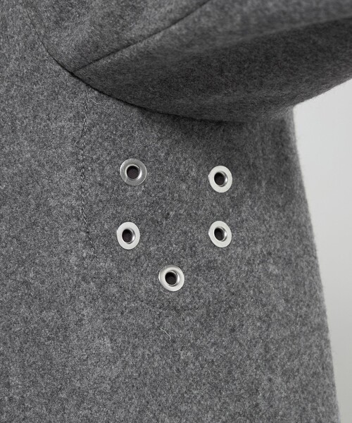 MACKINTOSH LONDON（マッキントッシュ ロンドン）の「【WEB・一部店舗限定】【DUNFORD】ウールメルトンステンカラーコート（ステンカラーコート・メンズ・チャコールグレー/ネイビー/グリーン系その他5・40/38/42）」の11枚目の写真