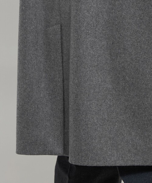 MACKINTOSH LONDON（マッキントッシュ ロンドン）の「【WEB・一部店舗限定】【DUNFORD】ウールメルトンステンカラーコート（ステンカラーコート・メンズ・チャコールグレー/ネイビー/グリーン系その他5・40/38/42）」の13枚目の写真