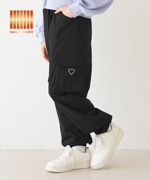 coca（coca） | 【DAILY WARM】 キッズ　裏微起毛ハートカーゴパンツ(カーゴパンツ)