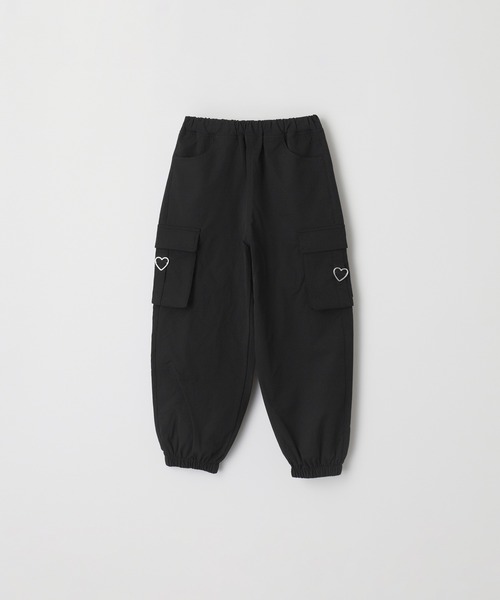coca（coca）（コカ）の「【DAILY WARM】 キッズ　裏微起毛ハートカーゴパンツ（カーゴパンツ・キッズ・ラベンダー/ブラック・120/130/140/150）」の21枚目の写真