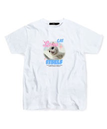 セルフィーキャットTシャツホワイト