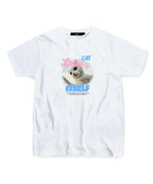 ESCAPEFROM(エスケープフロム)の「セルフィーキャットTシャツホワイト(Tシャツ/カットソー・レディース・その他・SMALL/MEDIUM/LARGE)」の2枚目の写真