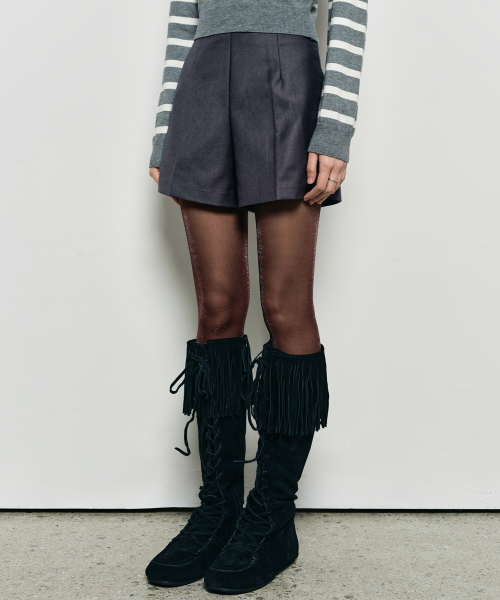 NICK&NICOLE(ニックアンドニコール)の「CLASSIC MICRO HALF PANTS_GRAY(その他パンツ・レディース・その他・SMALL/MEDIUM/LARGE)」の3枚目の写真