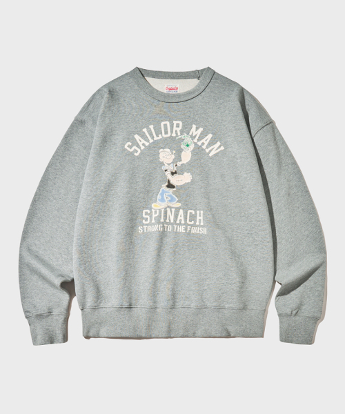 OUTSTANDING(アウトスタンディング)の「V.S.C SWEAT(SAILOR MAN)_8%MELANGE GRAY(スウェット・メンズ・その他・MEDIUM/LARGE/X-LARGE)」の1枚目の写真