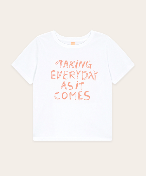 SINOON(シヌーン)の「Every Day T-Shirt (White)(Tシャツ/カットソー・レディース・ホワイト・FREE)」の4枚目の写真