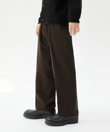 TRILLION（トリリオン）の「エッセンシャルセミワイドスラックス (ブラウン)（スラックス）」