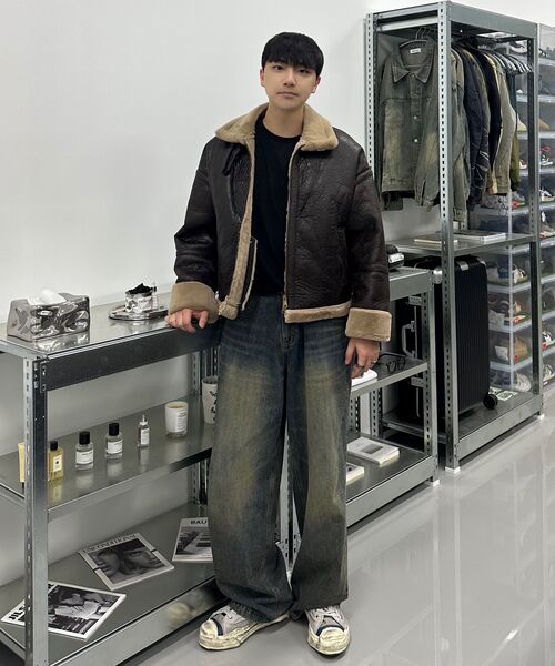 VTWO(ブイツー)の「70238 クロップコーティングムートン_ブラウン(ムートンコート・レディース・その他・MEDIUM/LARGE)」の6枚目の写真