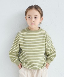 pairmanon（ペアマノン）の「【ぬくふわ】ユニセックス 裏起毛 ボーダー アソート トレーナー（スウェット）」