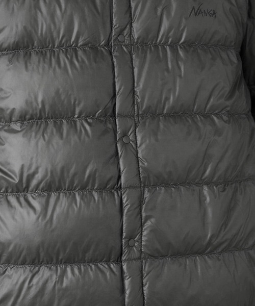 NANGA(ナンガ)の「NANGA 7DAYS INNER DOWN CARDIGAN / N2530-0I061A 秋服 冬服(ダウンジャケット/コート・メンズ・ブラック・S/M/L/XL)」の11枚目の写真