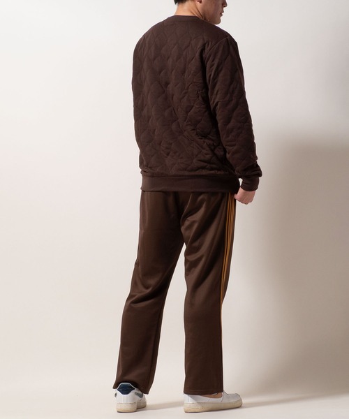 BAYBLO(ベイブロ)の「(SA) キルティング 無地 ワイド トレーナー(スウェット・メンズ・ブラウン/ブラック/アイボリー/グレー・M/L/LL)」の5枚目の写真