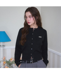 Nickel Round Cardigan [Black]