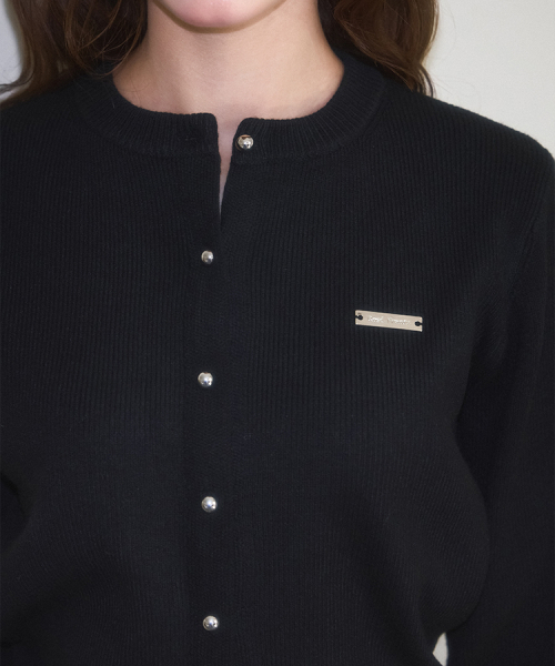 ROSEFRANTZ（ロゼフランツ）の「Nickel Round Cardigan [Black]（カーディガン/ボレロ・レディース・ブラック・FREE）」の2枚目の写真