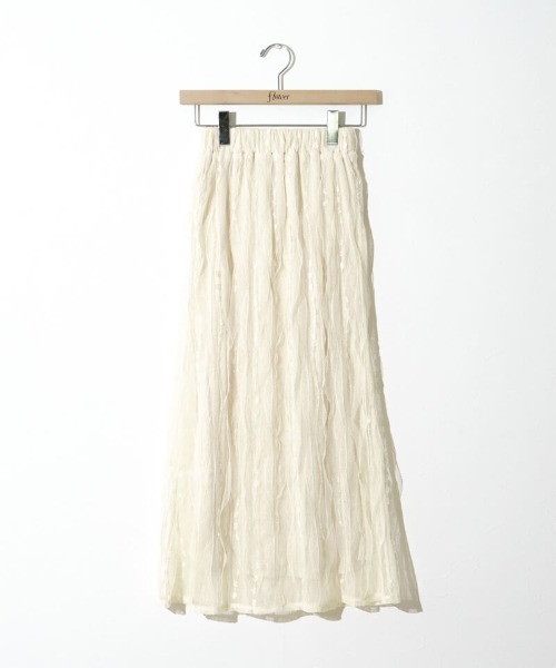 flower（フラワー）の「フラッフィーチュールスカート（スカート・レディース・アイボリー/ブラック・FREE）」の12枚目の写真