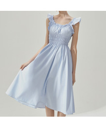 VIKINI VENDER（ビキニベンダー）の「Heb shirring 2way long one piece（ワンピース）」