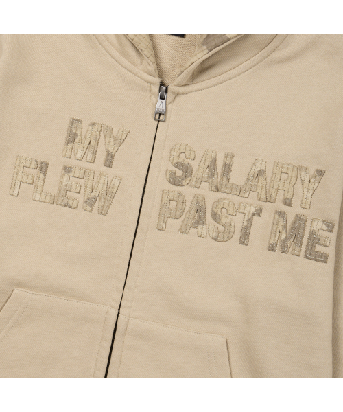 AAKAM(アーカム)の「Contrast Patch Zip-Up Hoodie (Beige)(パーカー・レディース・その他・1/2)」の16枚目の写真