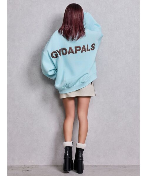 GYDA(ジェイダ)の「BOA GYDAPALS BRUSHEDスウェットトップス(スウェット・レディース・ブラック/スカイブルー/オフホワイト/ピンク・FREE)」の9枚目の写真