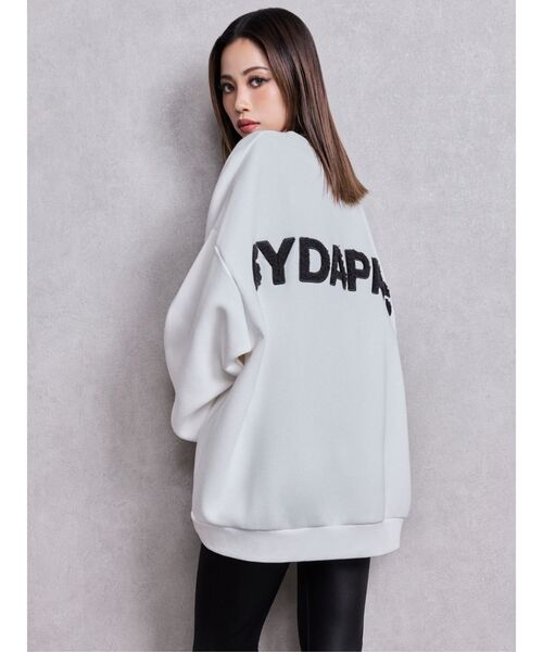 GYDA(ジェイダ)の「BOA GYDAPALS BRUSHEDスウェットトップス(スウェット・レディース・ブラック/スカイブルー/オフホワイト/ピンク・FREE)」の15枚目の写真