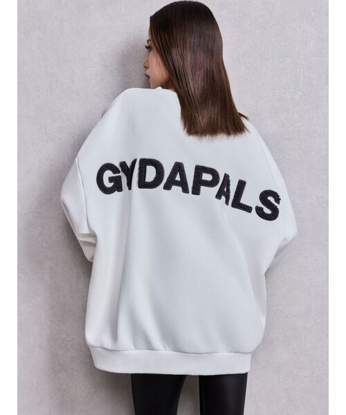 GYDA(ジェイダ)の「BOA GYDAPALS BRUSHEDスウェットトップス(スウェット・レディース・ブラック/スカイブルー/オフホワイト/ピンク・FREE)」の16枚目の写真