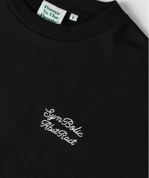 Right-on（ライトオン）の「【POWER TO THE PEOPLE】刺繍グラフィック クルーネック トレーナー (ストリートスタイル/ビンテージ感/リラックスシルエット)（スウェット・メンズ・ブラック/ブラウン/ライトグレー・L/XL/M）」の15枚目の写真