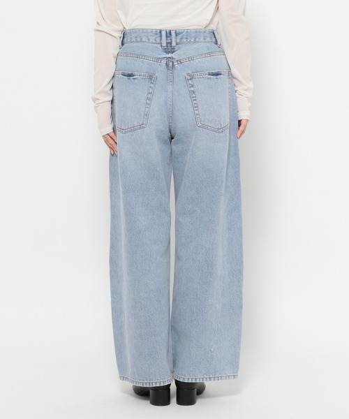 LOWRYS FARM（ローリーズファーム）の「レースデニム　601055（デニムパンツ・レディース・ブルー系その他5/ブルー系その他6/ブルー系その他4・SMALL/MEDIUM/LARGE）」の6枚目の写真