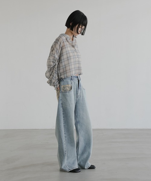 レースデニム 601055（デニムパンツ）｜LOWRYS FARM（ローリーズ