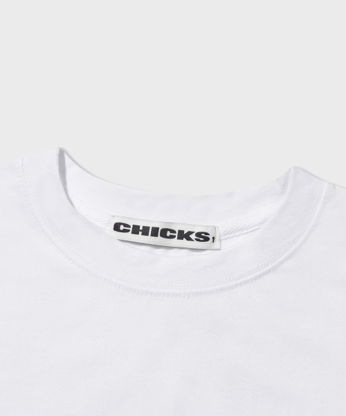 CHICKS(チックス)の「ピクセルキャット 半袖Tシャツ ホワイト(Tシャツ/カットソー・レディース・ホワイト・FREE)」の3枚目の写真