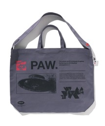 BAPE BY KAZUKI KURAISHI "WHOLE EARTH" 2-WAY CANVAS TOTE BAG