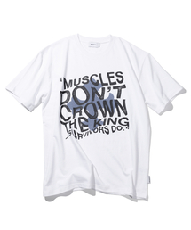 MASSNOUN（マスノウン）の「サバイブバンパルティ MSITS002-WT（Tシャツ/カットソー）」