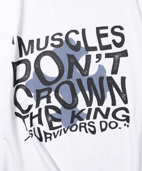 MASSNOUN（マスノウン）の「サバイブバンパルティ MSITS002-WT（Tシャツ/カットソー・レディース・その他・MEDIUM/LARGE/X-LARGE）」の4枚目の写真