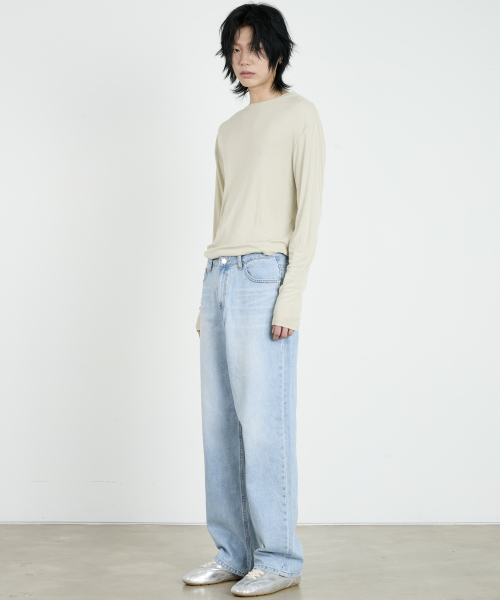 DUSTYWHITE(ダスティーホワイト)の「セラトングリーンレイヤードロングスリーブTシャツ(Tシャツ/カットソー・メンズ・その他・MEDIUM/LARGE)」の3枚目の写真