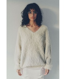 YOOU（ユー）の「Feather 2way knit(フェザー2wayニット)（ニット/セーター）」