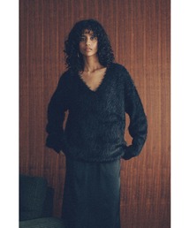 YOOU（ユー）の「Feather 2way knit(フェザー2wayニット)（ニット/セーター）」