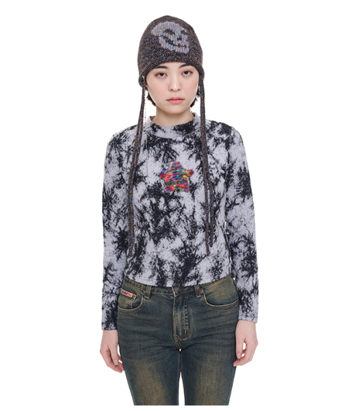 youthbath(ユースバース)の「Rainbow star long sleeve_black(Tシャツ/カットソー・レディース・その他・SMALL/MEDIUM)」の3枚目の写真