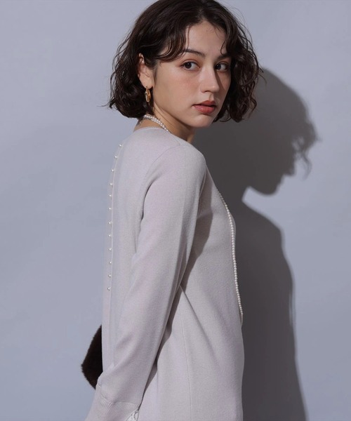 新品✨Arpege story スキッパー　ニットワンピース アルページュ　2 WEB LIMITED］レースキャミワンピース×ニットワンピースSET