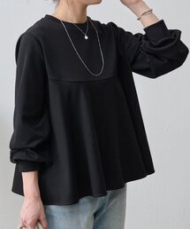 【美品】 ビアズリー 24年製 後ろボタン BIGカットソー パフスリーブ F BEARDSLEY｜ビアズリーのTシャツ/カットソー（長袖）通販 - ZOZOTOWN