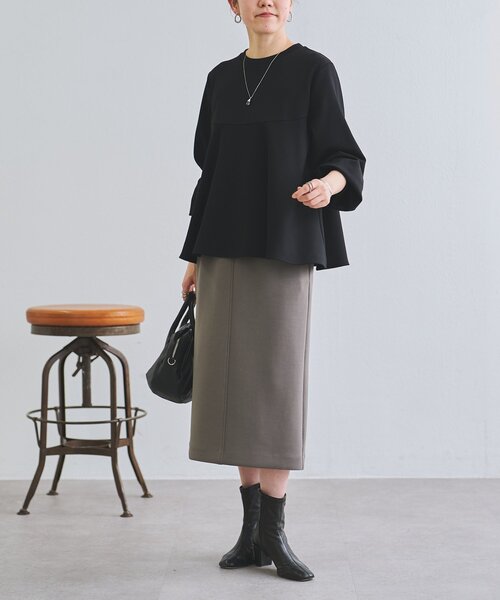 BEARDSLEY(ビアズリー)の「フレアプルオーバー(Tシャツ/カットソー・レディース・ブラック/ホワイト・FREE)」の4枚目の写真