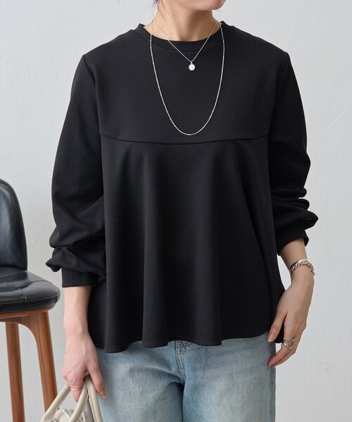 BEARDSLEY(ビアズリー)の「フレアプルオーバー(Tシャツ/カットソー・レディース・ブラック/ホワイト・FREE)」の8枚目の写真