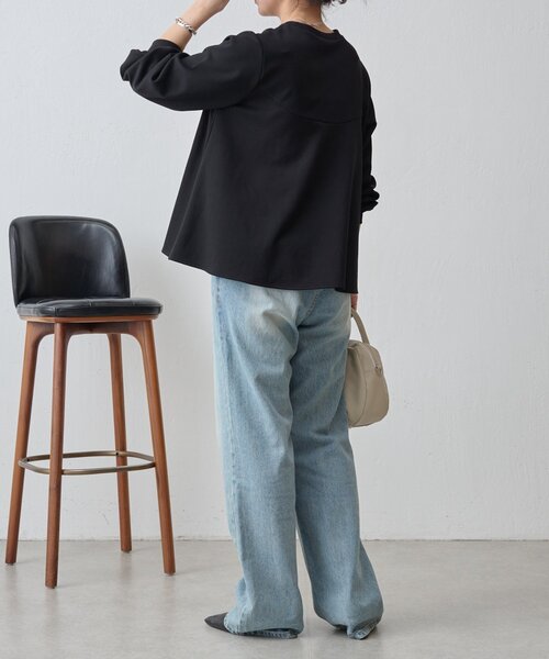 BEARDSLEY(ビアズリー)の「フレアプルオーバー(Tシャツ/カットソー・レディース・ブラック/ホワイト・FREE)」の14枚目の写真