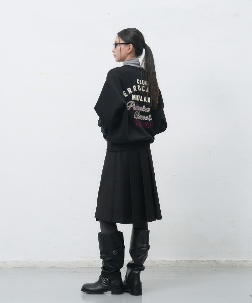 【GENERAL IDEA】ラッププリーツスカート / PLEATS LAP SKIRT