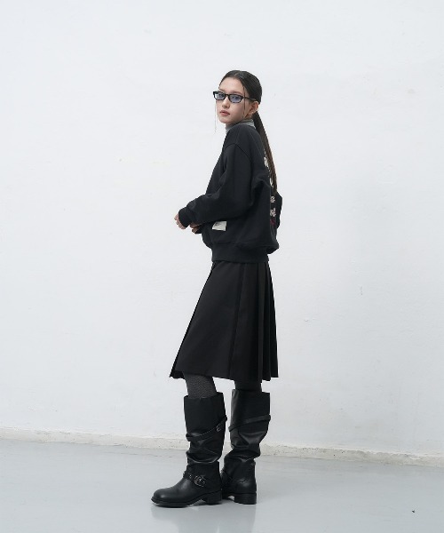 【GENERAL IDEA】ラッププリーツスカート / PLEATS LAP SKIRT