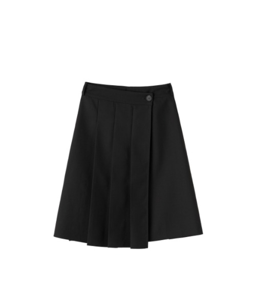 【GENERAL IDEA】ラッププリーツスカート / PLEATS LAP SKIRT