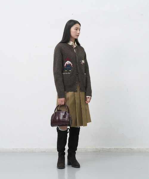 【GENERAL IDEA】ラッププリーツスカート / PLEATS LAP SKIRT